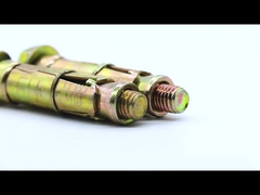 Aço carbono colorido revestido de zinco mangas de expansão para ancoragem parafuso com buraco C / W Hex Nut & Wahser