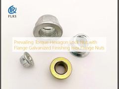 Torque predominante Ferradura hexagonal com flange galvanizado acabamento Hex Flange Nuts