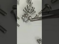 M2.5-0.45×6 Mini Vitrine de Detalhes de Parafuso Cruzado de Cabeça Redonda