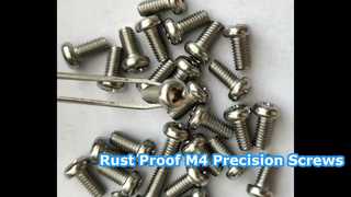 Parafuso de cabeça redonda Phillips de aço inoxidável M4-0,7 × 8