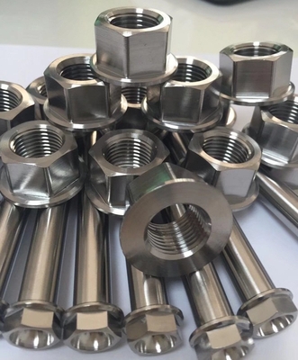 comprar As porcas de parafusos mecânicas dos prendedores da liga TC4 do titânio parafusam a resistência térmica da corrosão online manufacture