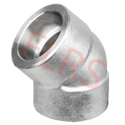 comprar A solda do soquete cotovelo de 45 graus forjou o encanamento que cabe A182 de aço inoxidável F304 F316 online manufacture