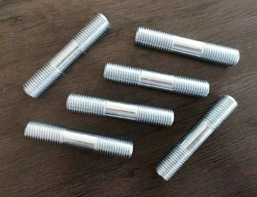 comprar Zinque o chapeamento do eletro terminado dobro de aço do parafuso galvanizou o aperto do tipo parafusos prisioneiros rosqueados online manufacture