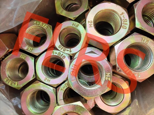 comprar 1-3/8 de” o bicromato da GR 2H do aço liga revestiu pesado encanta a porca para o parafuso da flange online manufacture
