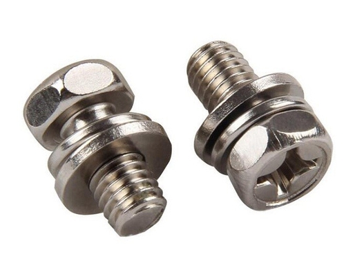 comprar Bolinhos de cabeça hexadecimal de tomada em retalho cruzada padrão ASME com conjuntos de lavadora de mola e de lavadora simples online manufacture
