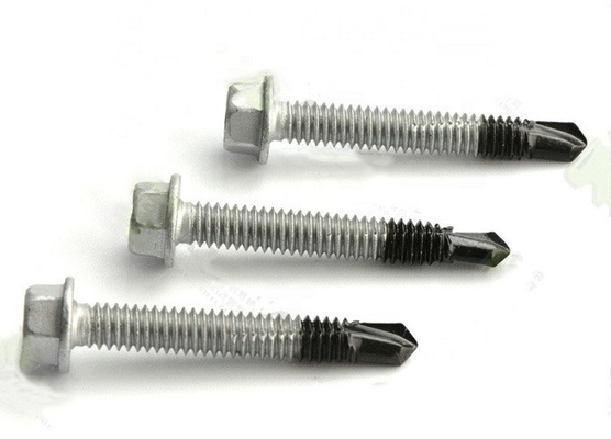 comprar Parafusos de auto-perfuração de lavadoras ligadas de aço inoxidável 304/316 e SCM435 Material cabeça hexagonal online manufacture