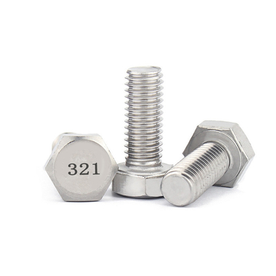 comprar UNC Thread Full Thread Hex Head Bolt DIN933 em aço inoxidável austenítico 321 0Cr18Ni10Ti online manufacture