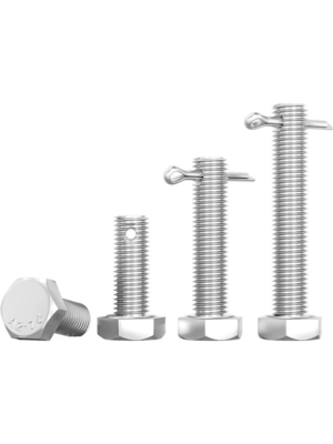 comprar Parafusos de cabeça hexagonal com buraco de alfinete dividido na haste GB / T 31.1 online manufacture