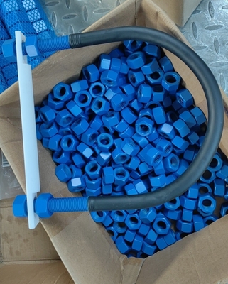 comprar Xylan Fluorocarbon revestido U-bolt com policromante 4 Nuts Washer online manufacture