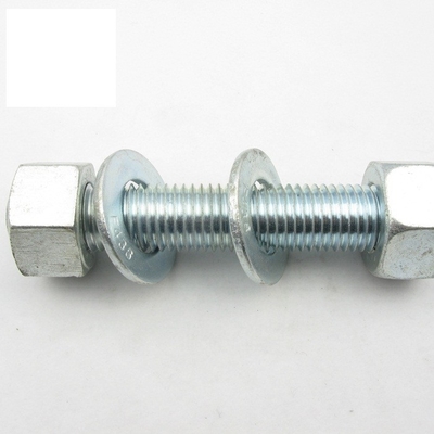 comprar Tamanho M2-M72 Metric Rod Stud totalmente roscado com 2 porcas hexadecimais pesadas e 2 lavadoras revestidas com zinco online manufacture