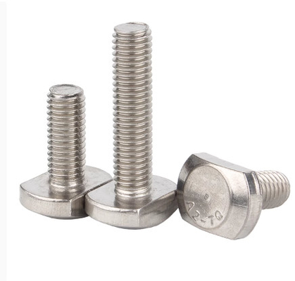 comprar GB37 Ferramentas de aço inoxidável 304/316 T-bolts para canais em forma de T / parafusos de pinça em forma de T fotovoltaicos online manufacture