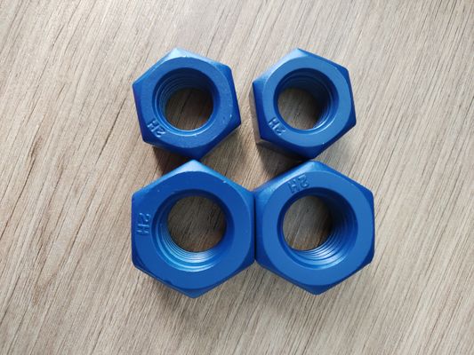 comprar Heavy Hexagon Nuts Made of A194 2H with Blue PTFE Coating Fabricação em linha