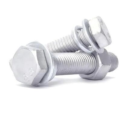 comprar Ultra Alta Resistência à Corrosão Bolsas de Cabeça Hex Galvanizadas a Quente com Lavadoras Simples, Lavadoras de Primavera e Nozes Hex Usadas para Fotovoltaicos, Eólicos, Ultra Fabricação em linha