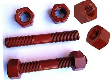 comprar A extremidade resistente de alta temperatura do dobro de PTFE rosqueou os parafusos do parafuso prisioneiro com porcas online manufacture
