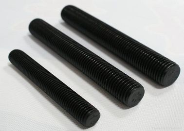 comprar M4 - M48 parafuso terminado dobro, cor completa do preto do parafuso do parafuso prisioneiro da linha do aço carbono online manufacture