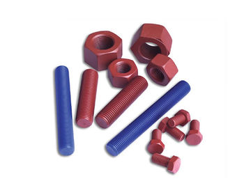 comprar O dobro revestido PTFE terminou o padrão completo da linha do parafuso/não padrão coloridos online manufacture