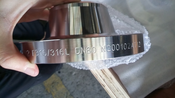 comprar Categoria material frente e verso de solda industrial da flange do pescoço de A182 F316 online manufacture