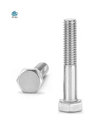 A cabeça de aço inoxidável do hexágono aparafusa a meia linha DIN931/M10