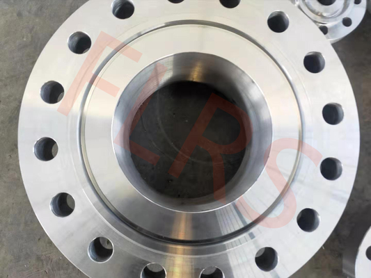 Cara de alta pressão do entalhe RTJ da flange do pescoço da soldadura de aço de baixa liga de SA350 LF6