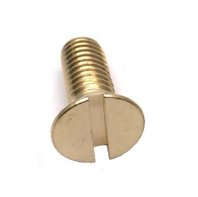 A cabeça escareada RUÍDO parafusa/H62 de bronze M1 - M20 entalhou o parafuso da cabeça de CSK