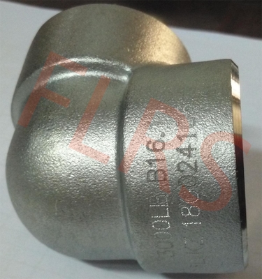 ASME B16.11 forjou os encaixes de solda do soquete classifica 3000 o cotovelo A182 F316L de 90 graus