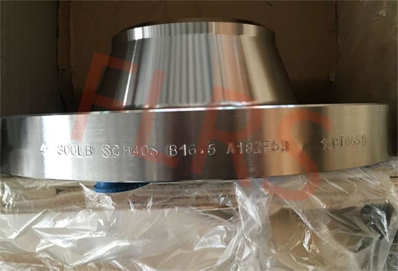 A182 F53/cara de UNS S32750 duplex super aumentado pescoço de solda da flange da tubulação de aço inoxidável
