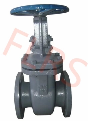 Válvula de DN150 Marine Cast Steel Flanged Gate para a construção de navio JIS F7366 PN10