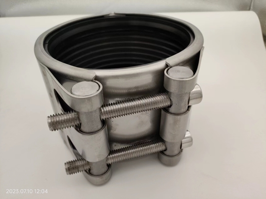 DN150 Aperto de reparação de fugas de tubo único com SS304 NBR e NBR Liner