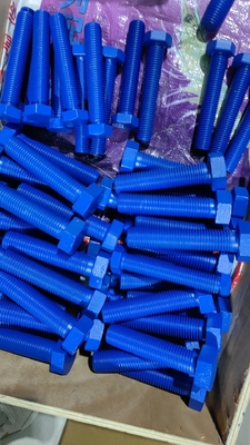 ASTM A325 TIPO 1 PTFE revestimento cabeça hexadeca para parafusos Norma ISO4014/ISO 4017