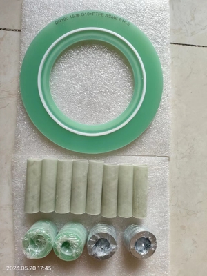Kit de isolamento de flange TIPO F com G10 + junta de PTFE para flange levantado de tubulação