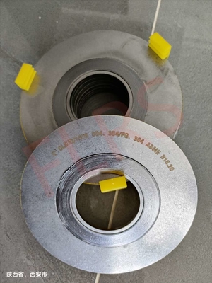 Garrafa de enrolamento espiral de aço inoxidável tipo CGI com anel exterior e anel interno SS304 para flanges de aço