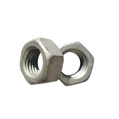 Linhas de energia Hexagon Nut Hot Dip Galvanizado com padrão DIN