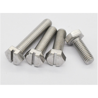 Aço inoxidável GB/T 29.1 parafuso hexagonal com fenda na cabeça parafusos hexagonais com recessos