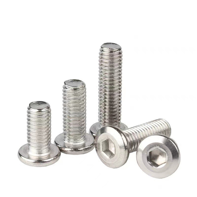 SS304 Parafusos de cabeça plana de tomada hexagonal camerada utilizados para móveis com grande oferta
