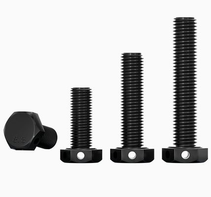 Aço carbono grau 8.8,10.9 GB32.1 Cerrada de cabeça hexagonal com buracos na cabeça