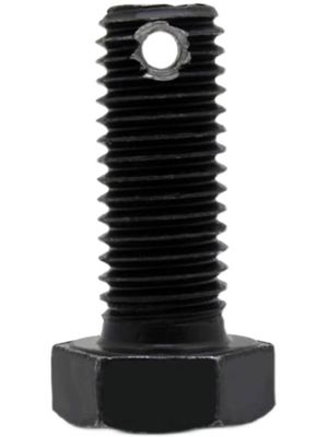 Ferradura de cabeça hexagonal de aço carbono com um buraco na cauda para fixação de clips