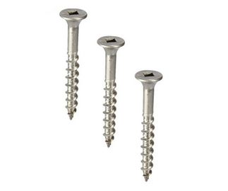 Parafusos de batida do auto principal liso do metal não padrão com motorista Countersunk do quadrado