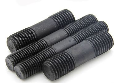 O dobro industrial do aço carbono terminou os parafusos M4 - M48 com cor preta das porcas