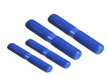 O dobro revestido PTFE resistente de alta temperatura terminou os parafusos com as porcas dobro disponíveis no vário material