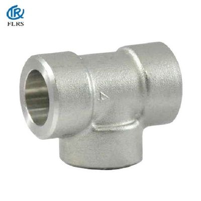 Anti T do igual do soquete do encaixe de tubulação de aço ASME do interruptor da oxidação 6000LB B16.11