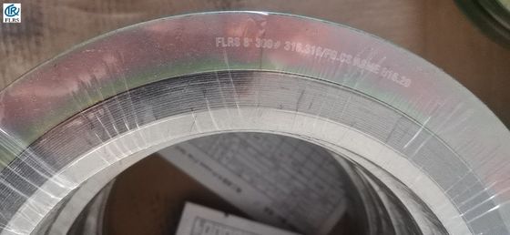 Gaxeta sem fôlego espiral aumentada da cara SS304 ASME B16.20