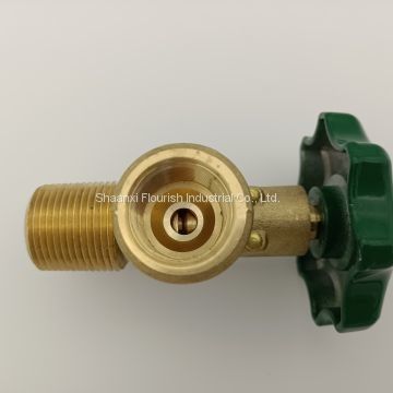 Forjando a válvula de ângulo de bronze de fecho automático do LPG da carcaça