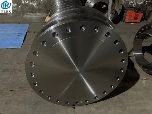 Grão fina forjada da flange ASTM SA105 N+ do aço carbono ASME B16.5 Blid