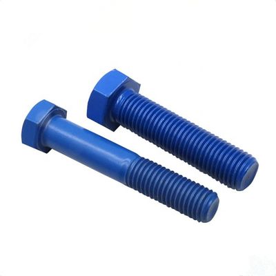 O revestimento colorido de M2-M52 PTFE encanta o parafuso da cabeça com UNC completo/meio/linha de UNF/BSW