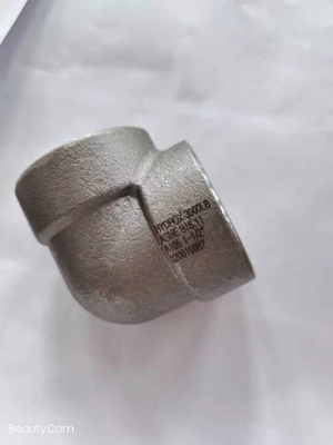 Igual do interruptor do encaixe de tubulação de aço da classe 3000LB cotovelo ASME B16.11 de 90 graus